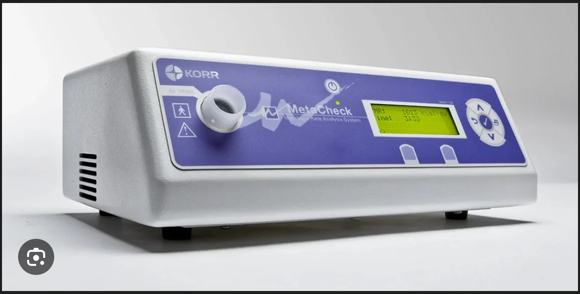 KORR MetaCheck RMR testing device at Highland Longevity Fort Worth